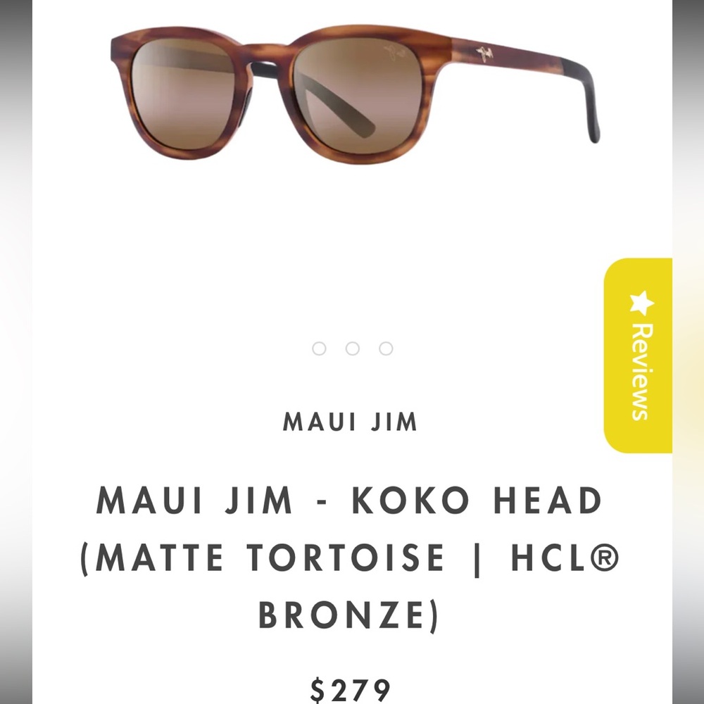 New 🆕 Maui Jim Koko Head Sunglasses - Matte Brown